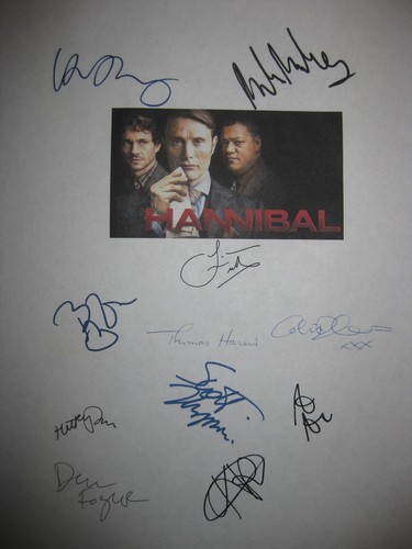 Hannibal signed script - hannibal,