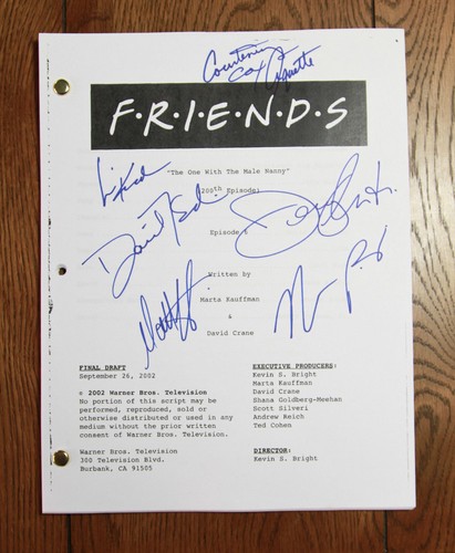 Friends full cast signed - cast,