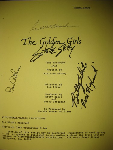 The golden girls signed - the, tv